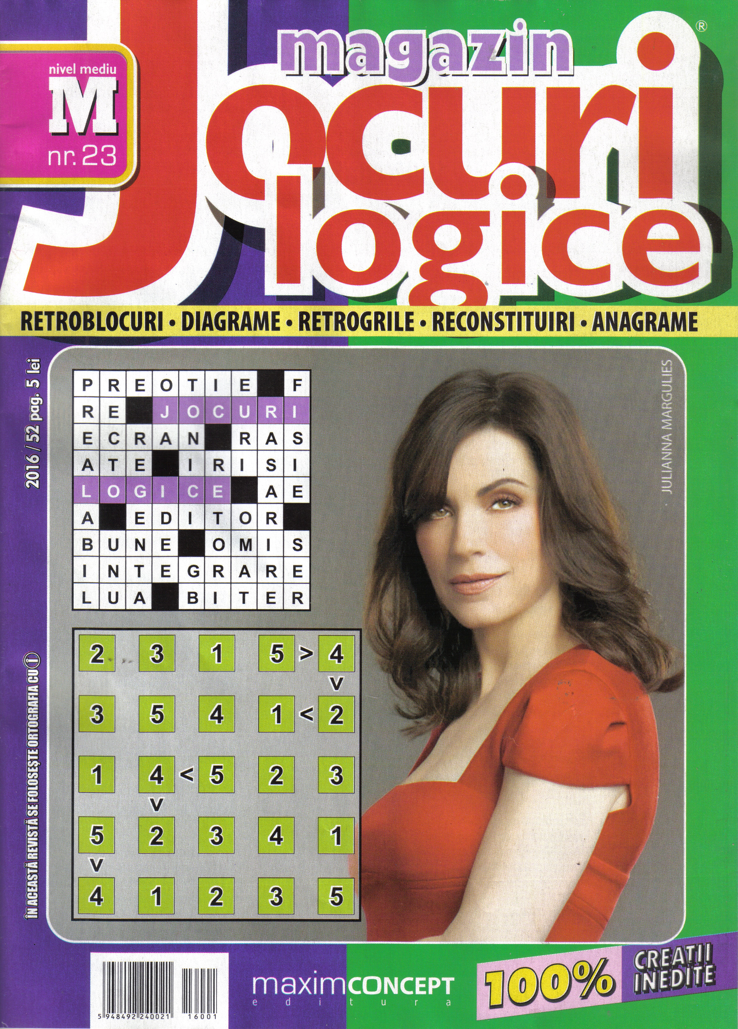 Magazin Jocuri logice, ianuarie 2016